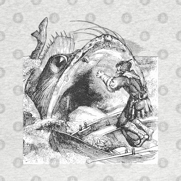 Baleine A Large Sea Creature Dictionnaire Infernal Cut Out by taiche